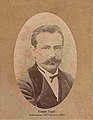 Emilio Zopfi (1855-1885) figlio di Gioachino Zopfi da foto A. Taramelli di Bergamo