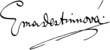 signature d'Emmy Destinn