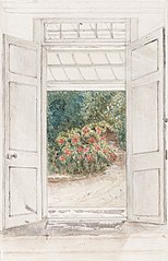Entrance to 'The Spot'. from door of Anteroom - 15th July 1854