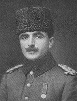 Enver Pasha wearing a Turkish kalpak