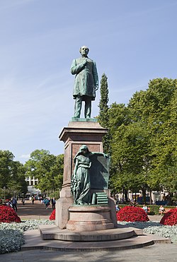 Statue commémorative de Johan Ludvig Runeberg