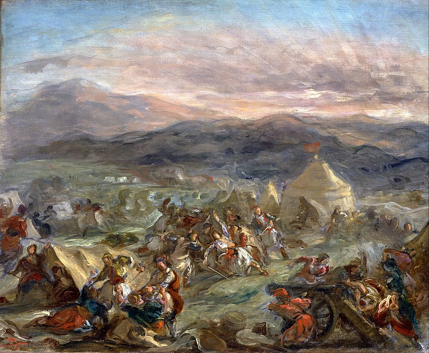 875px-Eug%C3%A8ne_Delacroix_-_Botzaris_Surprises_the_Turkish_Camp_and_Falls_Fatally_Wounded_-_Google_Art_Project.jpg