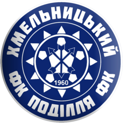 Contrast (blue) variation of the club logo Fc podillia khm.png