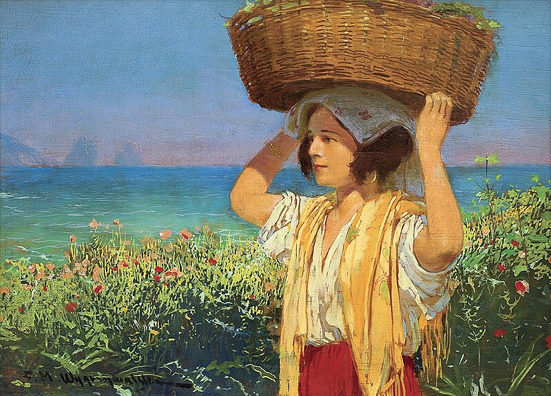 File:Feliks Michał Wygrzywalski (1875 - 1944) Girl, Capri.jpg