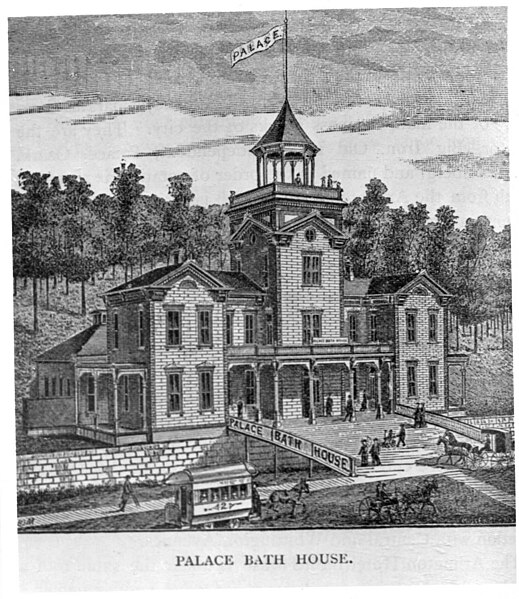 File:File-Black & white print; drawing or engraving-Palace Bathhouse engraving or bookplate; shows bathhouse from front c. 1890s-Portrait (ed5ee455-dcd5-41e0-9054-33888b96bcaa).jpg