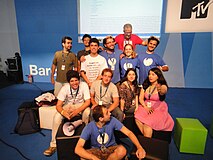 Final do segundo mutirão de edição da Wikipédia no Campus Party 2012 2012.