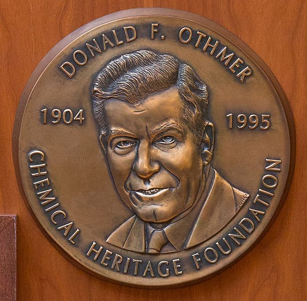 First Othmer Gold Medal, awarded 1997