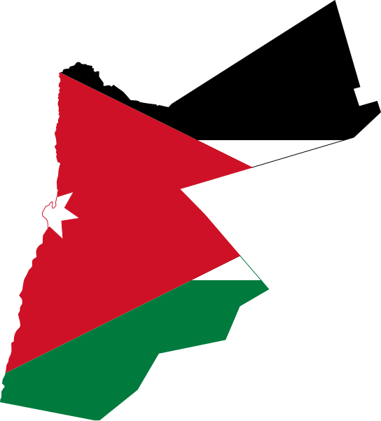 File:Flag and map of Jordan.svg