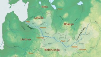 A Daugava vízgyűjtő területe