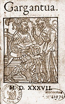 François Rabelais, Gargantua, Lyon, Denis de Harsy, 1537.jpg