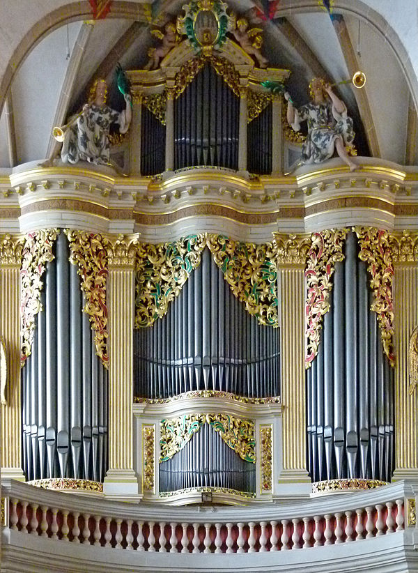 Silbermann organ in Freiberg Cathedral