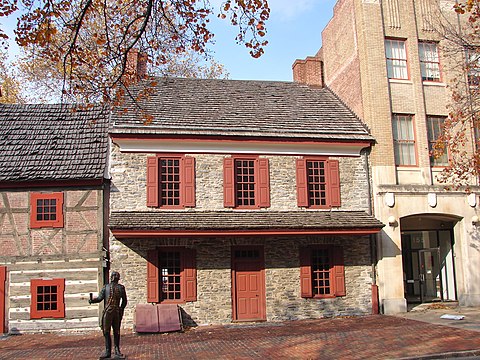 The General Gates House in York, Pennsylvania, where a key meeting of the cabal was reportedly held