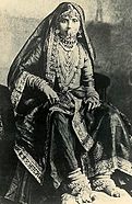 Woman in gagra choli