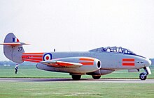 CFS Gloster Meteor T.7 at RAF Coltishall, 1969 Gloster Meteor T.7 WA669 27 CFS COLT 18.09.71 edited-2.jpg