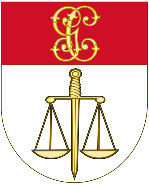 File:Graduate Badge of the Guardia Civil Judiciary Police Service Course.svg