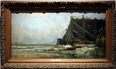 Palissade in Oostende, 1881, Fin de Siècle Museum