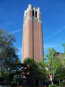 Century Tower - a tribute to the students and alumni who died in World War I and World War II Gville UF Century Tower01.jpg