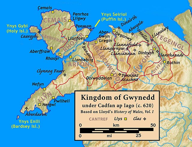 Kingdom of Gwynedd c. 620