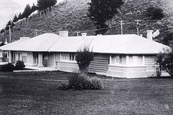 H.W. Child Residence, Mammoth Hot Springs in 1917