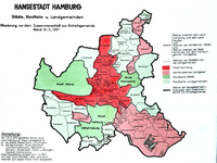 Gebietsgewinne durch das Groß-Hamburg-Gesetz 1937