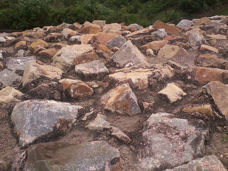 File:Hard rocks of bastion at Rai Pithora.jpg