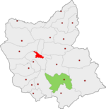 موقعیت شهرستان هشترود در نقشهٔ استان آذربایجان شرقی