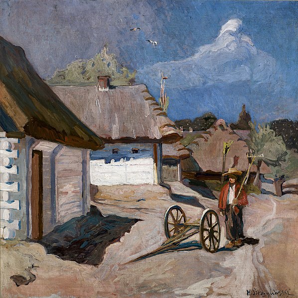 File:Henryk Szczygliński - Country Road - MNK II-b-279 - National Museum Kraków.jpg