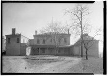 The former Cincinnati Marine Hospital, the converted Kilgour mansion, was the first home of the environmental health programs of PHS. Historic American Buildings Survey, Edgar D. Tyler, Photographer March 4, 1934 NORTH ELEVATION. - Marine Hospital, Third and Kilgour Streets, Cincinnati, Hamilton County, OH HABS OHIO,31-CINT,6-2.tif