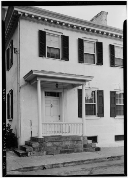 File:Historic American Buildings Survey E.H. Pickering, Photographer October 1936 - Main Street (House), East of North Street, Elkton, Cecil County, MD HABS MD,8-ELKTO,8-2.tif