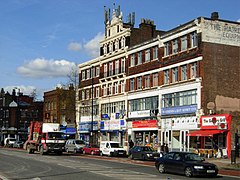 Barnsbury'deki Holloway Road'un görünümü