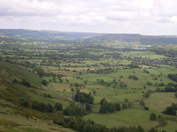 The Hope Valley viewed from Mam Tor