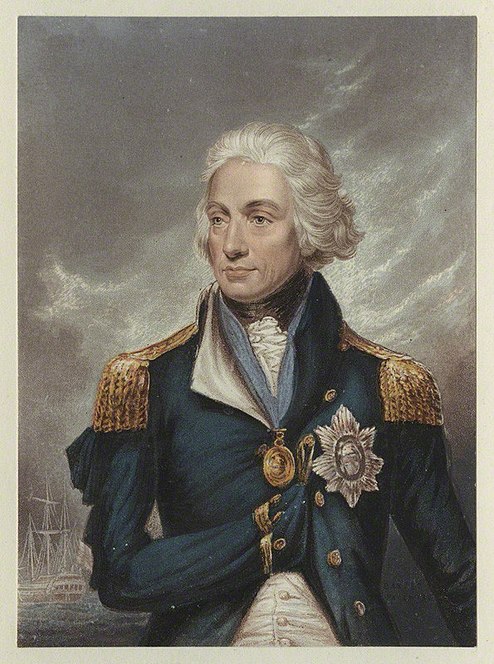 Horatio Nelson par George Baxter (1853)
