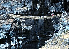 Queswachaka, the woven Inca bridge