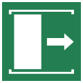 E033 – Door slides right to open