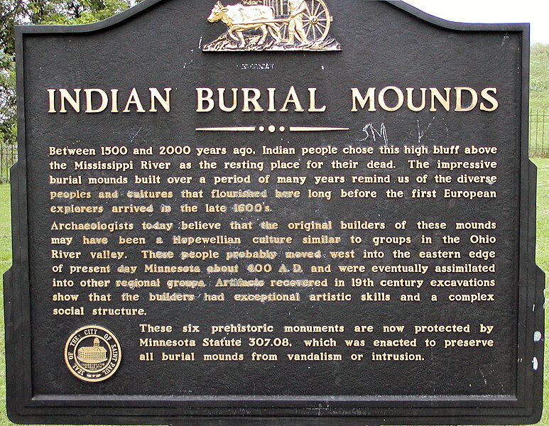 File:Indian Mounds Park historical plaque.jpg