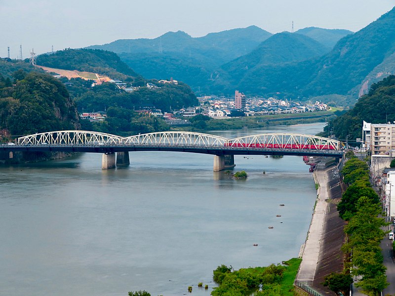 File:Inuyama Bridge from Inuyama Castle.jpg