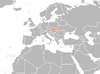 Location map for Israel and Slovakia.