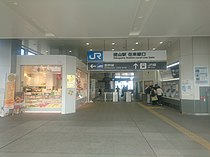 JR徳山駅在来線口（自動改札機設置前）