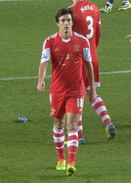 Cork playing for Southampton in 2013