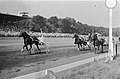 Jan Wagenaar jr. gaat met zijn paard Henri Buitenzorg als eerste over de finis, Bestanddeelnr 922-6797.jpg