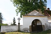Čeština: Kostel Nejsvětější Trojice v Jesenici, Česká republika.
