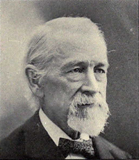 Jonathan Taft, c. 1902. Taft was the first dean of the School of Dentistry. Jonathan Taft.png