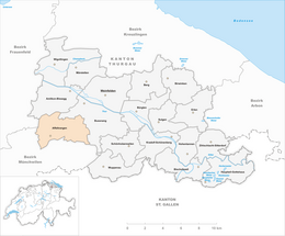 Affeltrangen - Carte