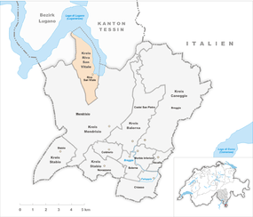 Mapo de Riva San Vitale