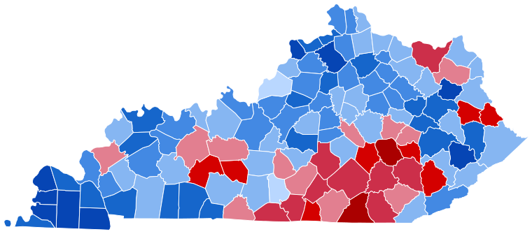 Kentucky Presidential Election Results 1948.svg