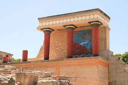 Knossos, the largest archeological site on Crete