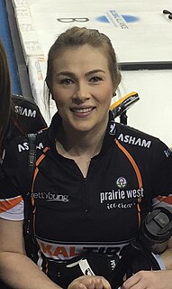 Kristin MacCuish Canadian curler