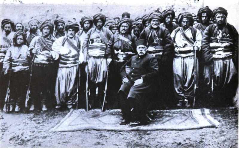 File:Kurdish Infantry and a Turkish officer.png