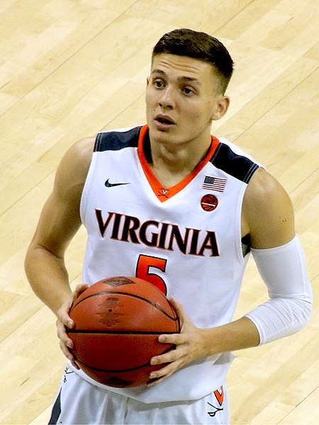Kyle Guy converted all three free throws with less than a second left in the Final Four game against Auburn; UVA won by one point.