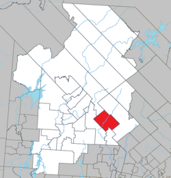 Location within Antoine-Labelle RCM.